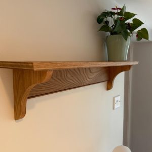 Oak Shaker Shelf - Handmade from Solid Oak